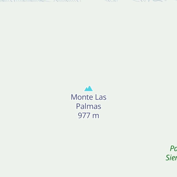 Map of Monte Las Palmas
