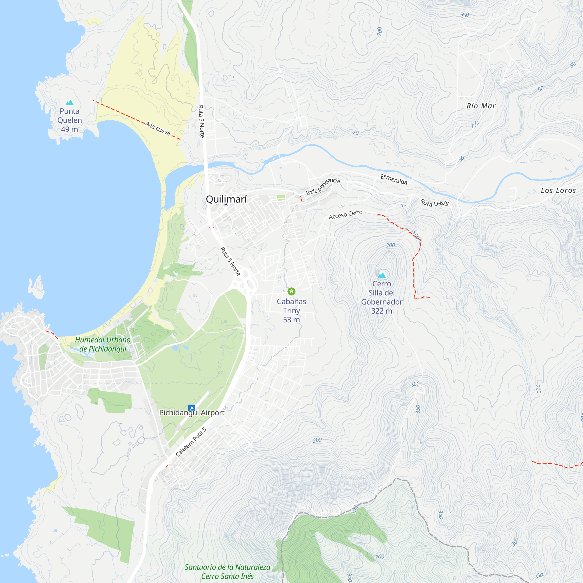 Cabañas Triny map