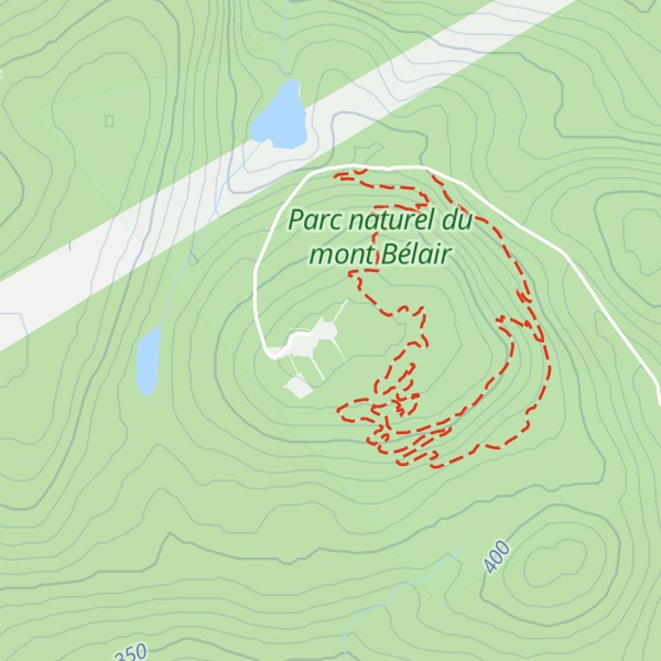 Map of Mont Bélair