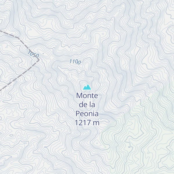 Map of Monte de la Peonia