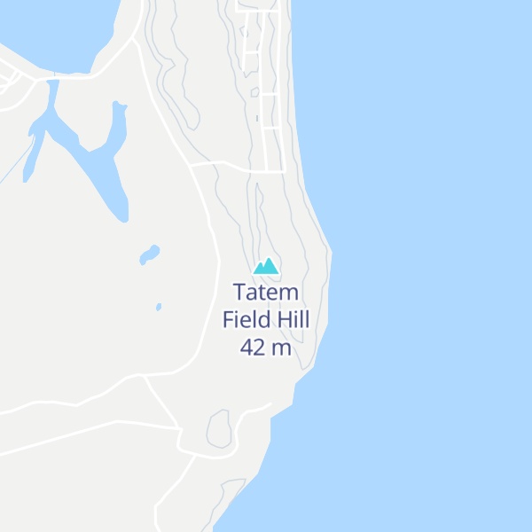 Map of Tatem Field Hill