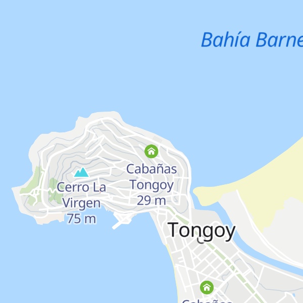 Map of Cabañas Tongoy