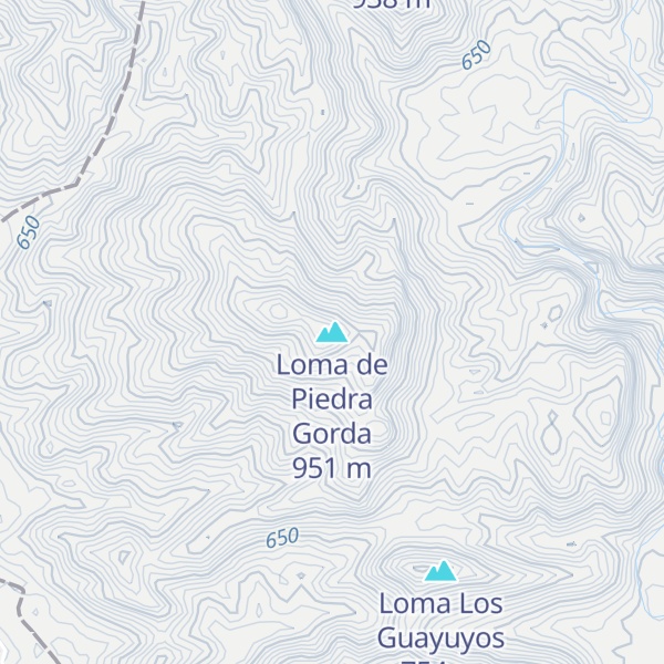 Map of Loma de Piedra Gorda