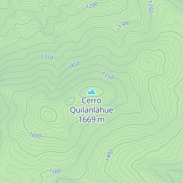 Map of Cerro Quilanlahue