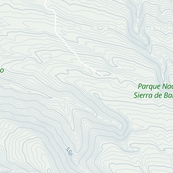 Map of Cerro Pando