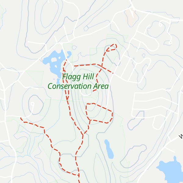 Map of Flagg Hill
