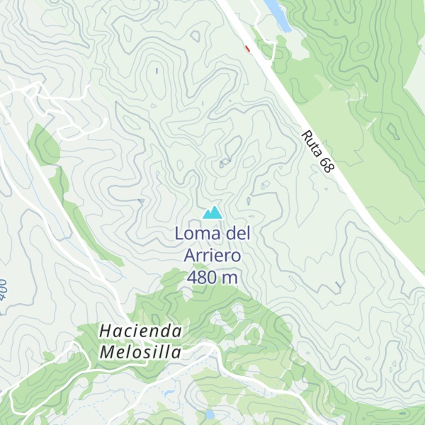 Map of Loma del Arriero