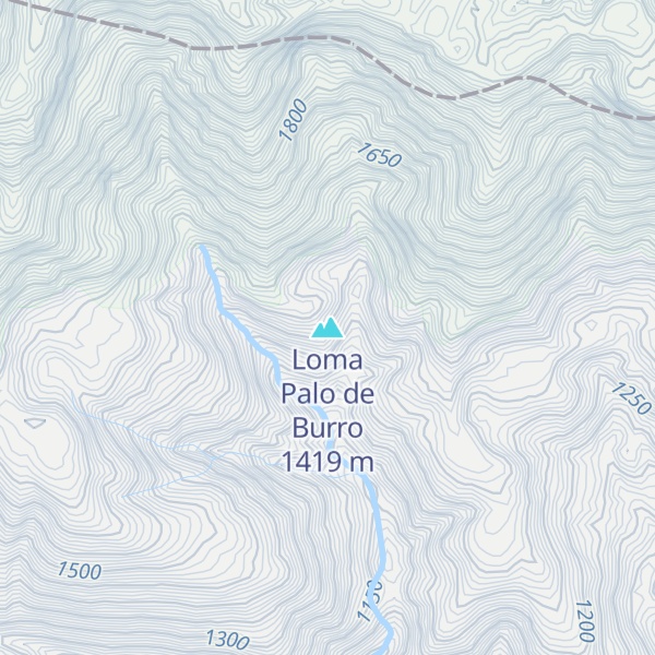 Map of Loma Palo de Burro