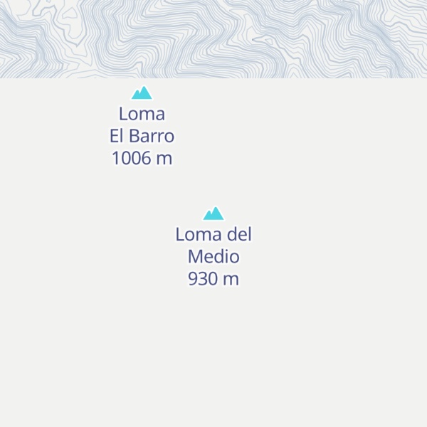 Map of Loma del Medio