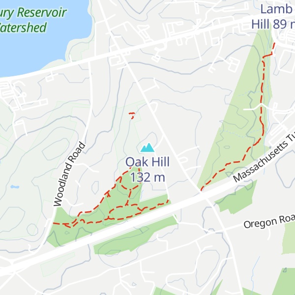 Map of Oak Hill