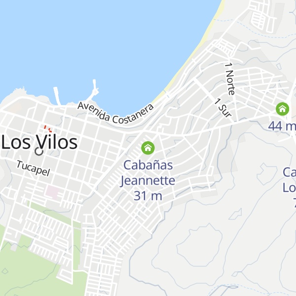 Map of Cabañas Jeannette