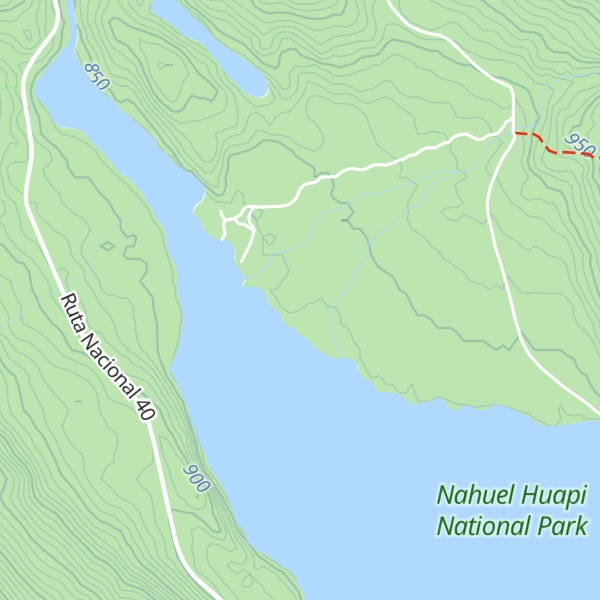 Map of Huinca Ruca