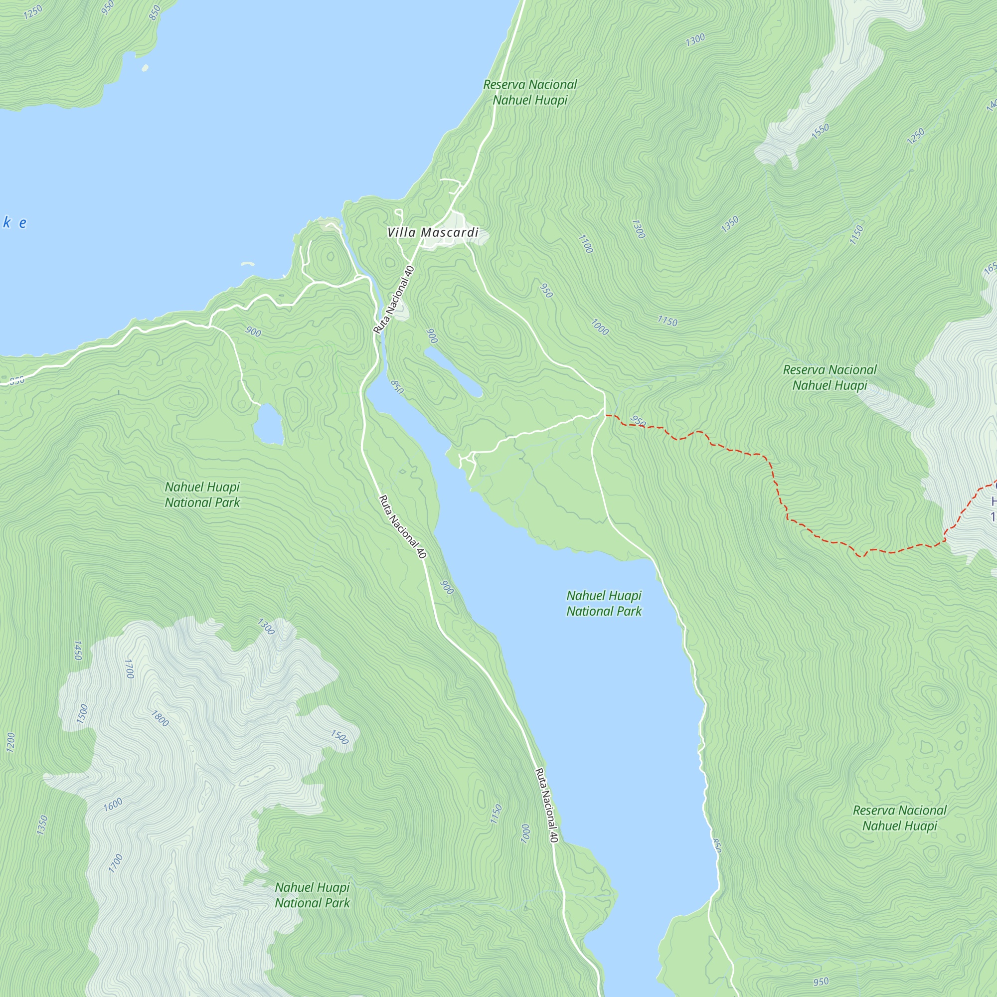 Huinca Ruca map