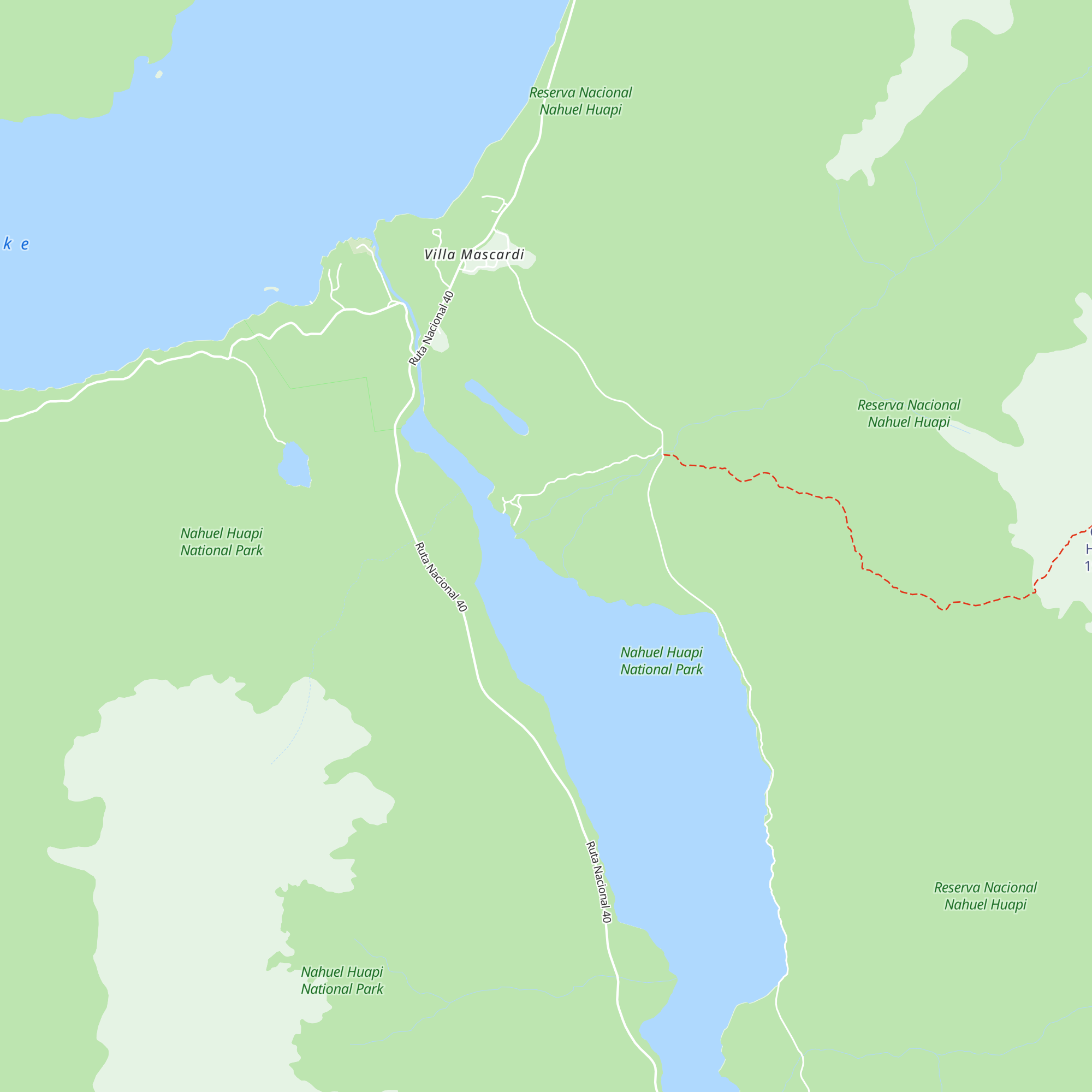 Huinca Ruca map