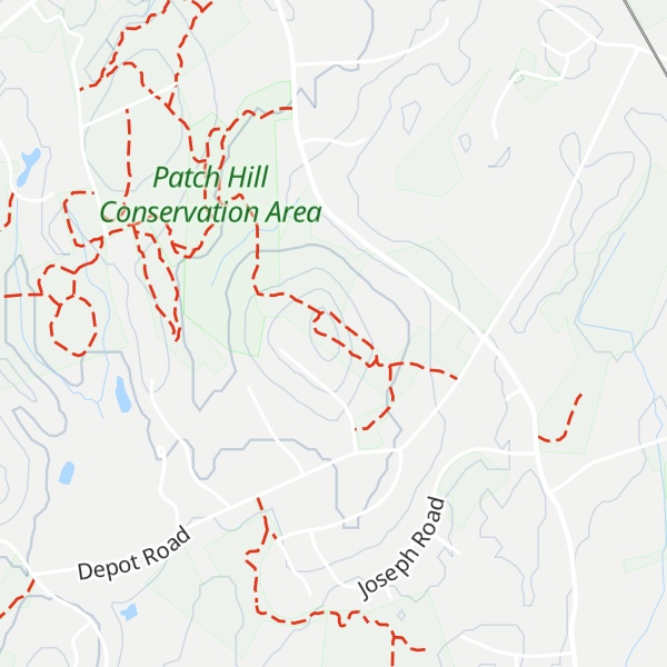 Map of Patch Hill