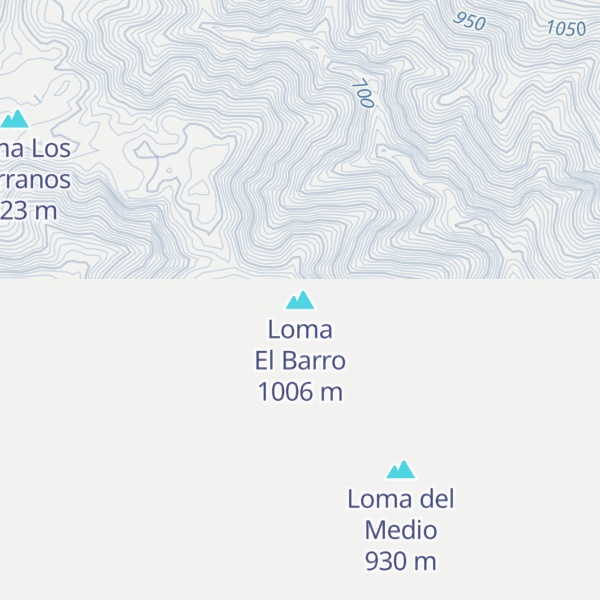 Map of Loma El Barro