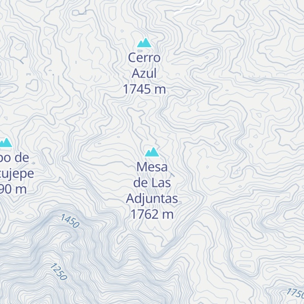 Map of Mesa de Las Adjuntas