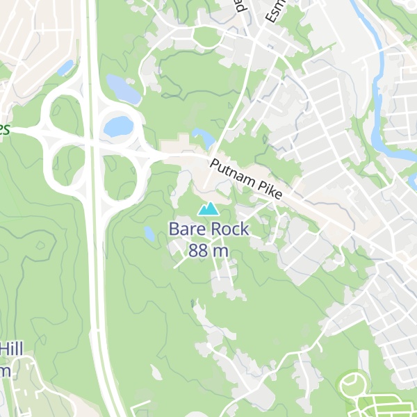 Map of Bare Rock