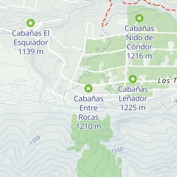 Map of Cabañas Entre Rocas