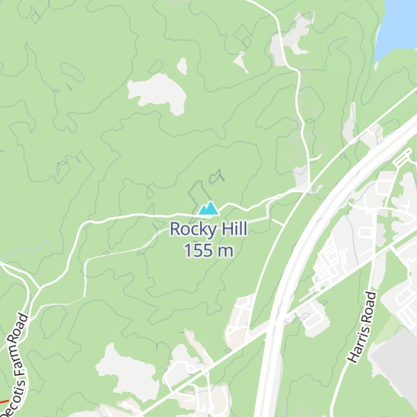 Map of Rocky Hill