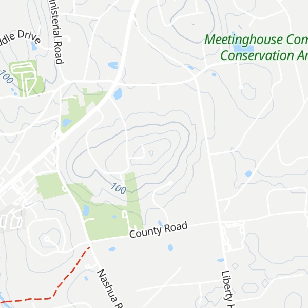 Map of Bells Hill