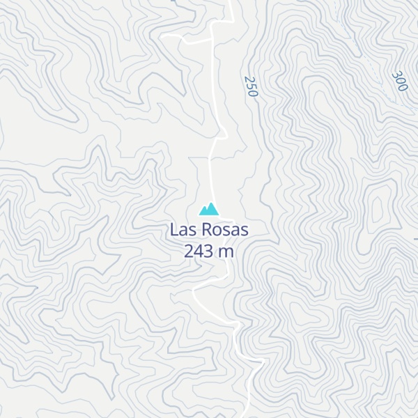 Map of Las Rosas