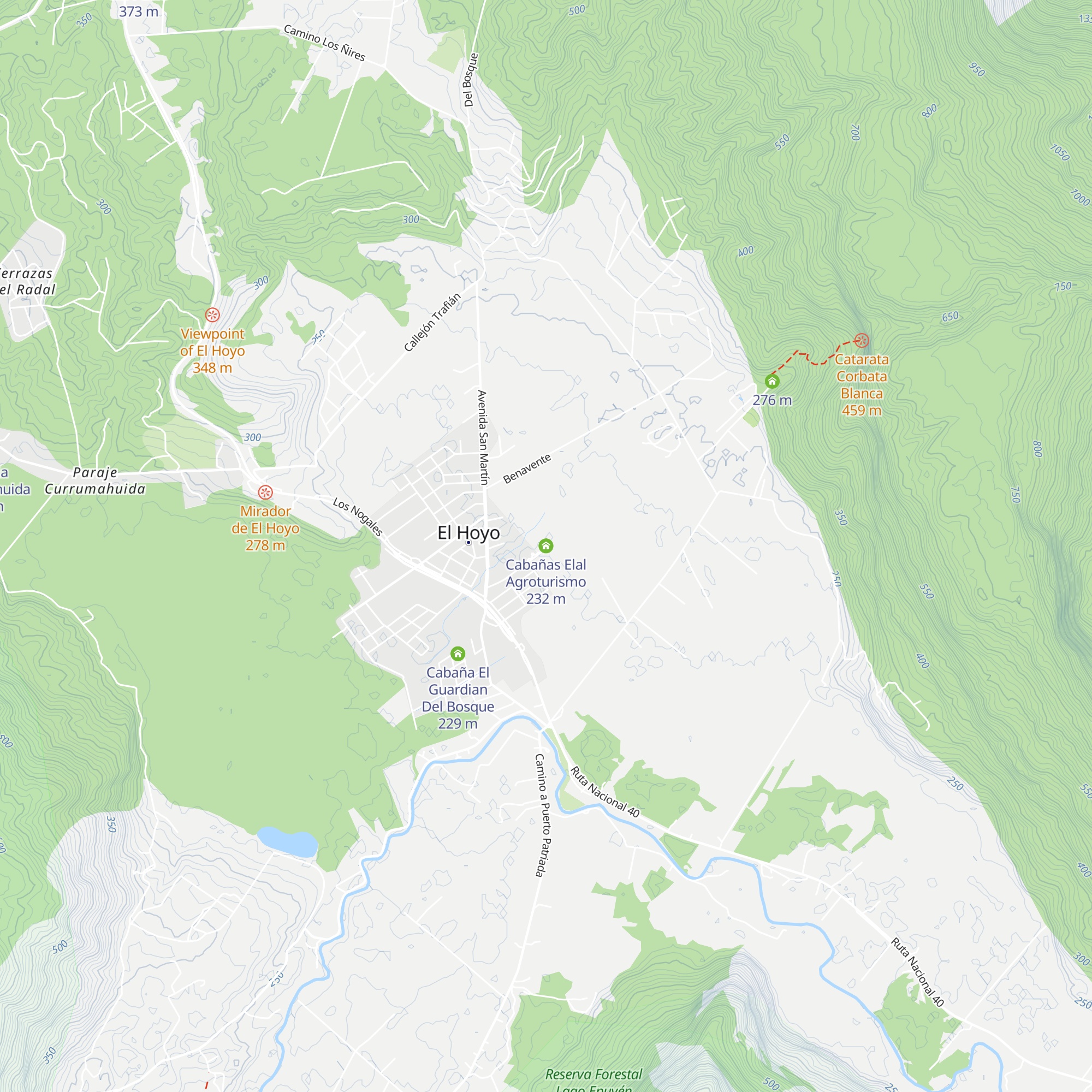 Cabañas Elal Agroturismo map