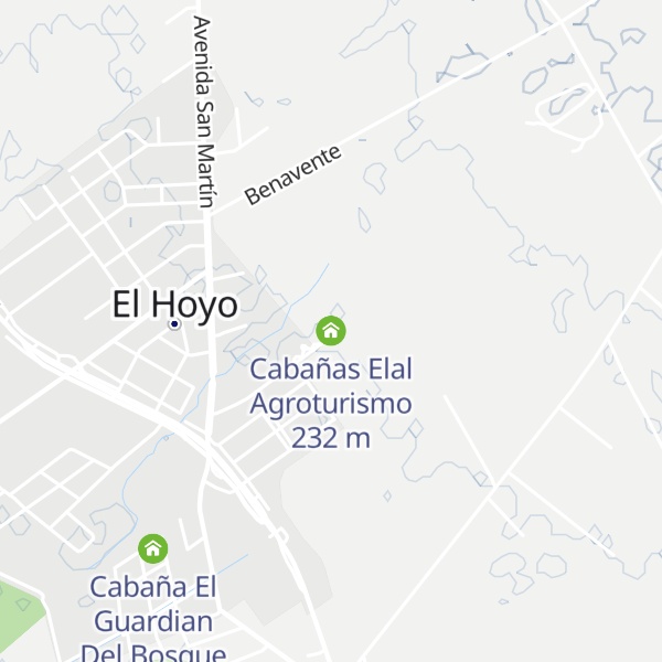 Map of Cabañas Elal Agroturismo