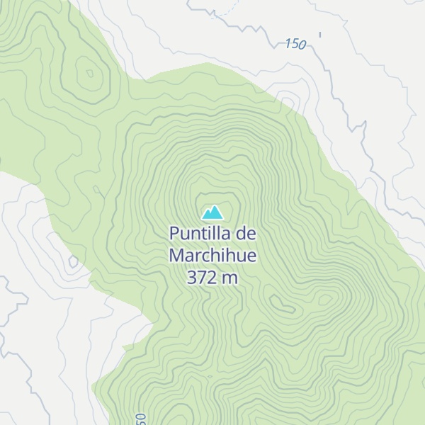 Map of Puntilla de Marchihue