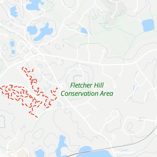 Map of Fletcher Hill