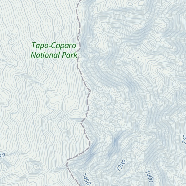 Map of Cerro Caballo Blanco