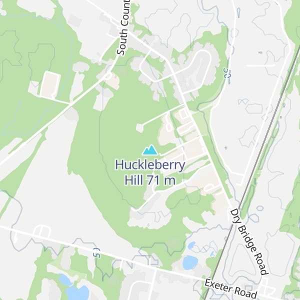 Map of Huckleberry Hill