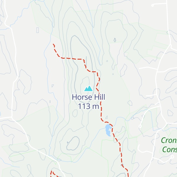 Map of Horse Hill
