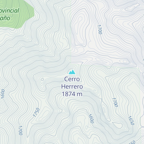 Map of Cerro Herrero