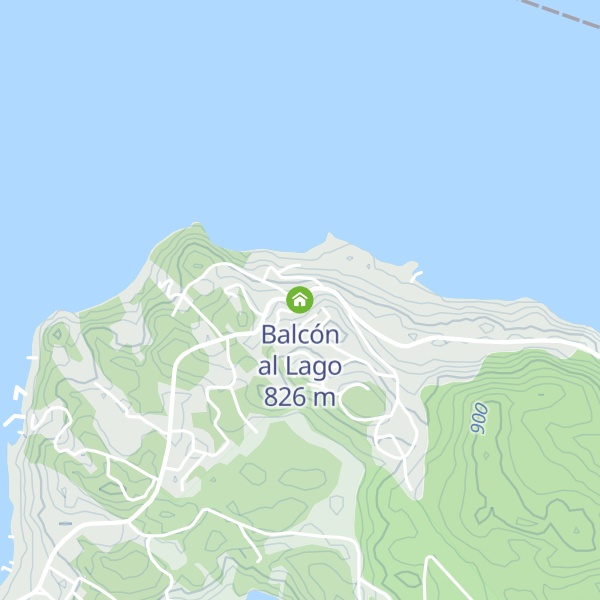 Map of Balcón al Lago