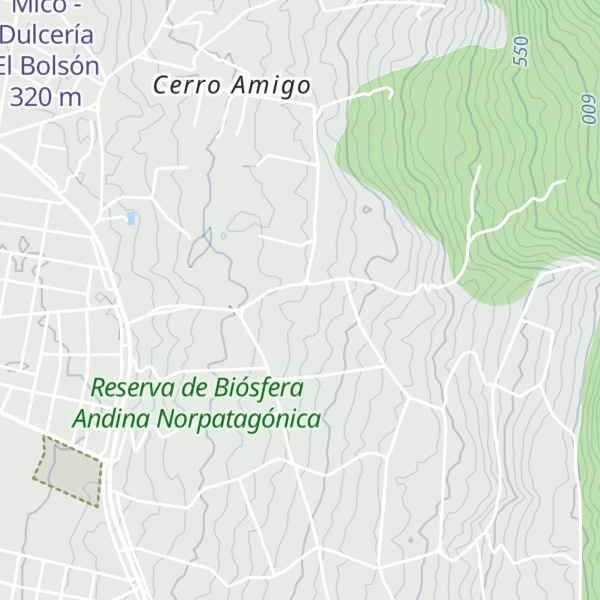 Map of Cabañas Terrazas del Piltriquitron
