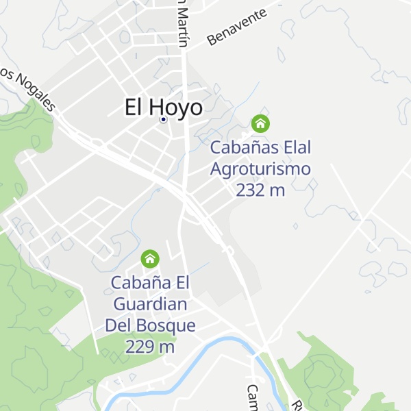 Map of Cabañas Koda