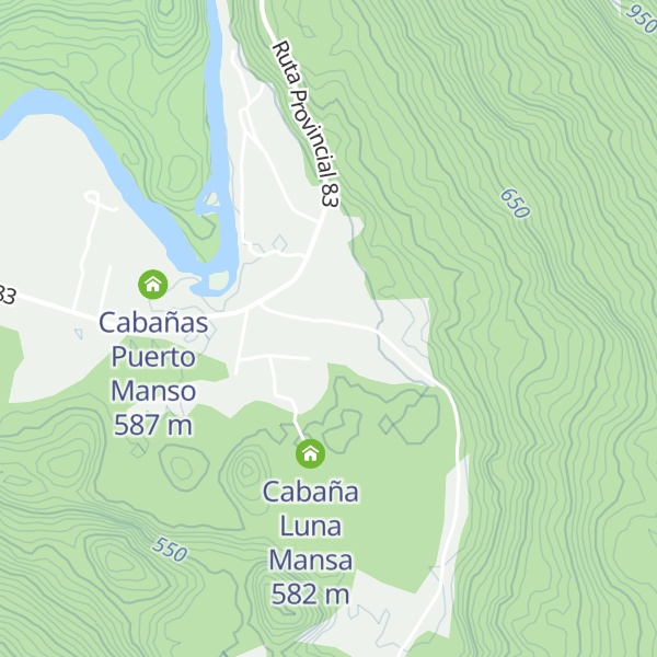 Map of Cabaña Epica Patagonia