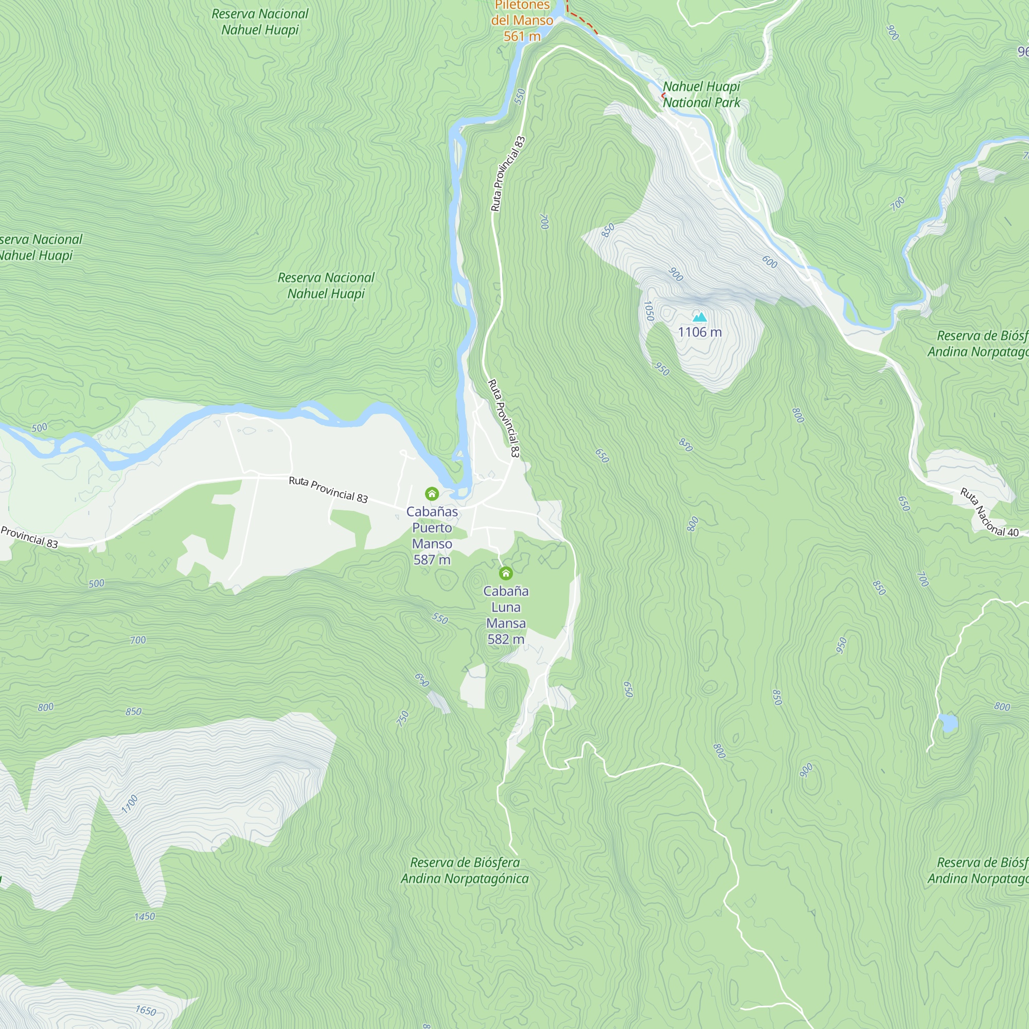 Cabaña Epica Patagonia map