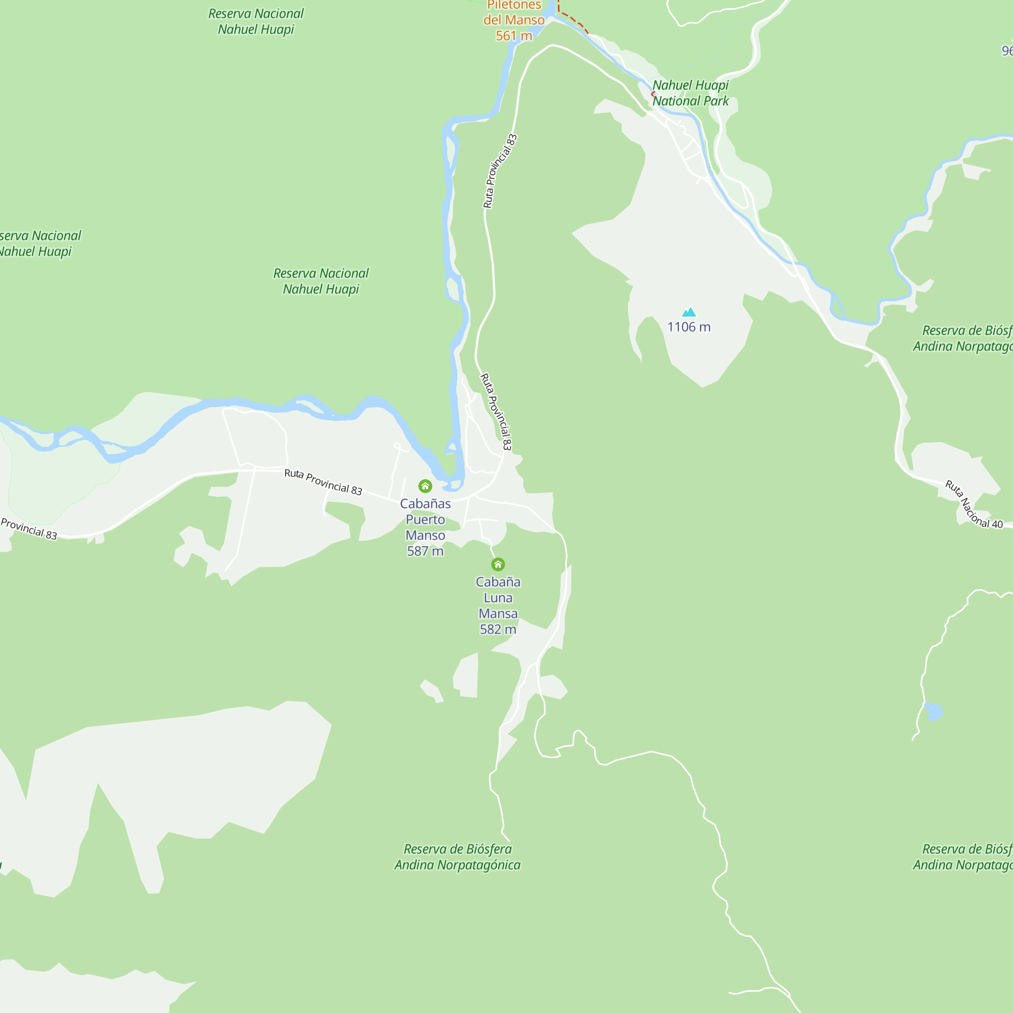 Cabaña Epica Patagonia map