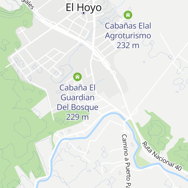 Map of Cabañas Del Sauce