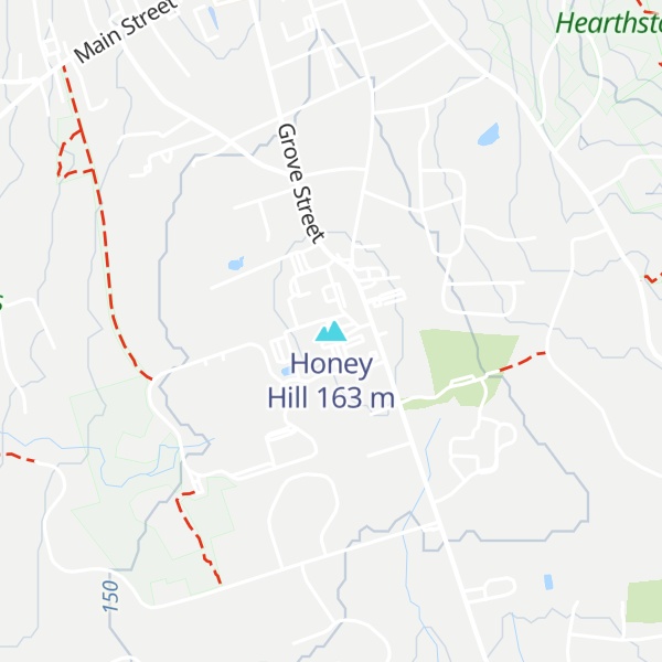 Map of Honey Hill