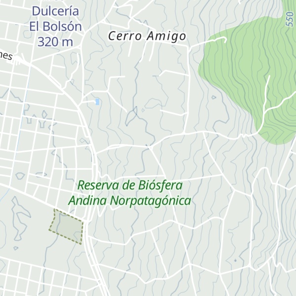 Map of Cabañas Piedras Blancas