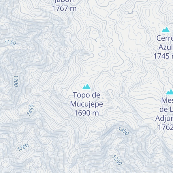 Map of Topo de Mucujepe