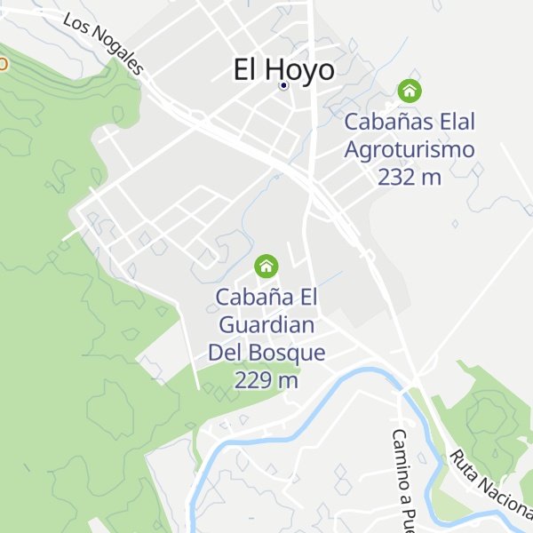 Map of Cabaña El Guardian Del Bosque