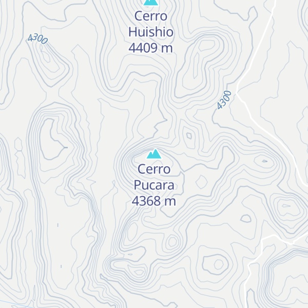 Map of Cerro Pucara