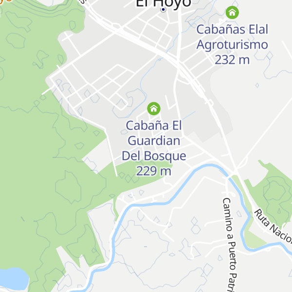 Map of Cabañas LuCes Del Pirque