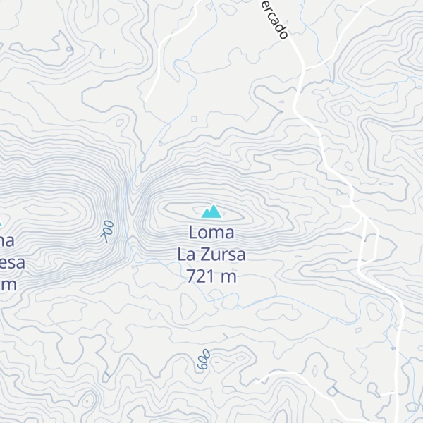 Map of Loma La Zursa
