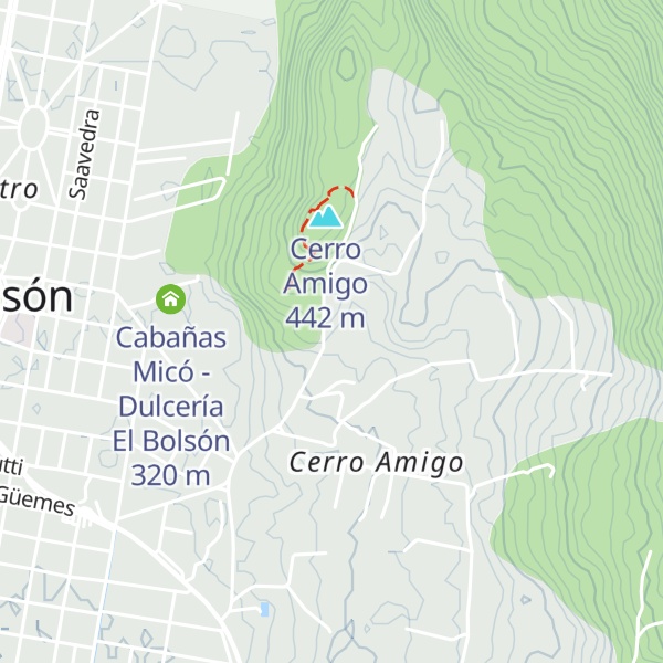 Map of Cabaña La Linda