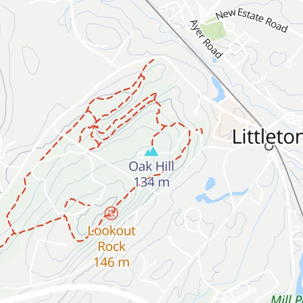 Map of Oak Hill